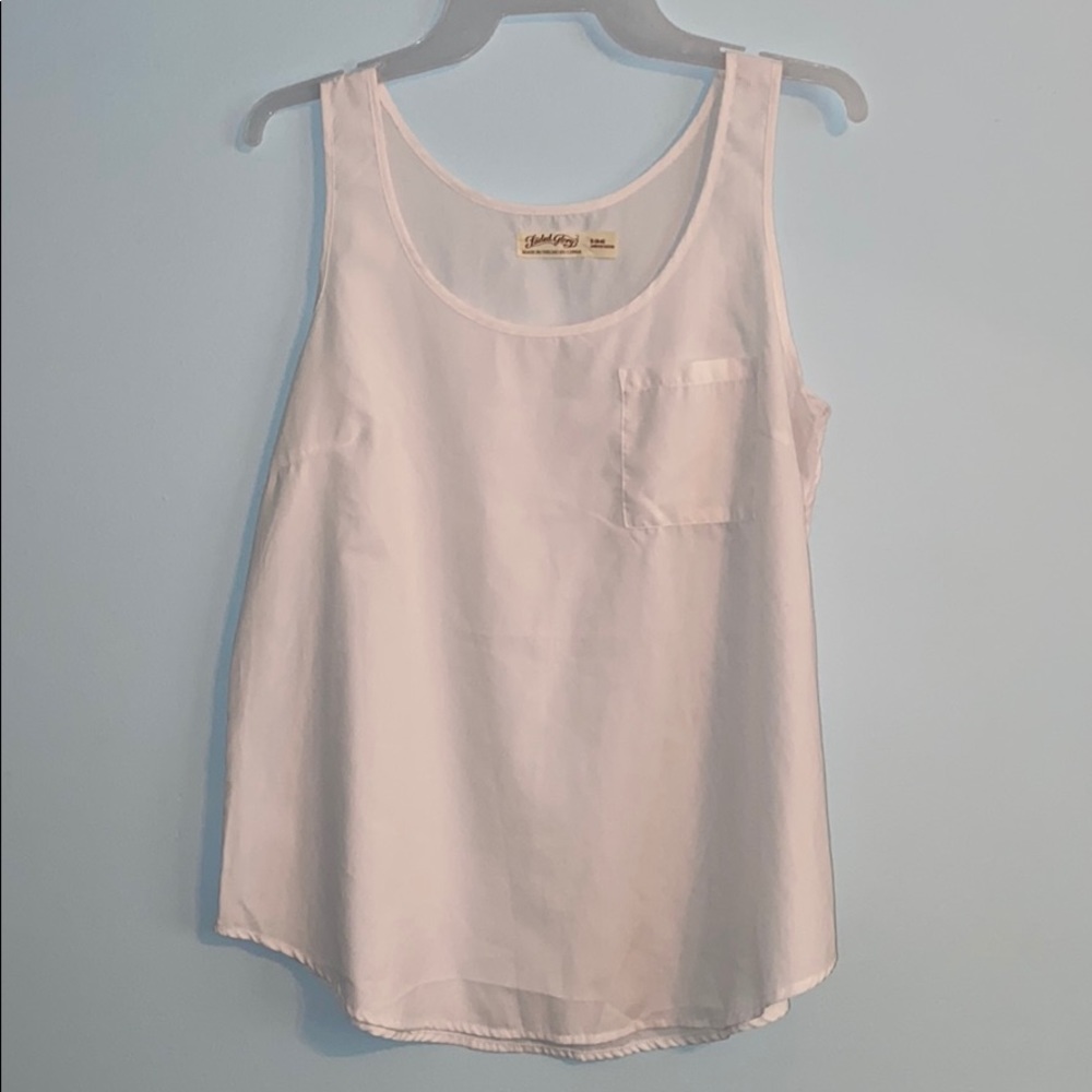 White tank top with a pocket